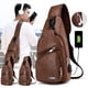 thumbnail image 1 of RKSTN crossbody bags for women Sling Bag For Men Women Shoulder Backpack Chest Bags Daypack With Earphone Hole For Hiking Camping Outdoor Trip, 1 of 9