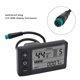 thumbnail image 3 of S866 Electric Bike LCD Display Meter 24V 36V 48V Electric Bicycle Control Panel with Waterproof Plug, 3 of 5