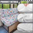 thumbnail image 6 of XYZCANDO Pastel Floral RV Dinette Cushions Camper Accessories Universal Slip Covers for Loveseat Stretchable Couch Cushion Covers Comfortable Furniture Covers for Sofa and Loveseat, 6 of 7