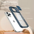 thumbnail image 5 of For iPhone 14 Pro Max/14 Pro/14 Cover,Shockproof Luxury Full Body Slide Camera Cover Case，TPU Stand Case Cover, 5 of 6