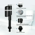 thumbnail image 7 of R&T A1350 Quiet Toilet Fill Valve Toilet Universal Tank Parts Replacement, Fast Stop Toilet Leaks and Noisy, Height Adjustable, Easy to Install No Plumber Required, 7 of 7