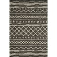 thumbnail image 4 of SAFAVIEH Arizona Teagan Geometric Shag Area Rug, Brown/Ivory, 8' x 10', 4 of 7