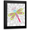 thumbnail image 1 of Robinson, Tamara 20x24 Black Modern Framed Museum Art Print Titled - Lovebug Flower III, 1 of 5
