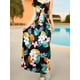 thumbnail image 4 of VESTIDO LARGO DE MUJER STRETCH DE ESTAMPADOS PRIMAVERALES UNITALLA, 4 of 5