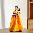 thumbnail image 6 of TISHITA Geisha Kimono Figurine Korean Hanbok Doll Antique Asian Vintage Doll,Traditional Handicraft for Birthday Desktop Party Adults 2, 6 of 8
