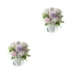 thumbnail image 2 of Yuarrent 2 pack/lote flores artificiales en jarrón aspecto realista elegante durabilidad fácil Type10 NO10, 2 of 6