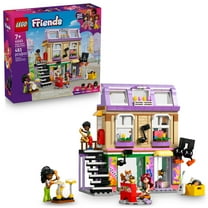 LEGO Friends Music Store & Apartment Building Set - Interactive Storytelling Playset for Girls & Boys, Ages 7  - Includes Marimba the Corgi Toy - Gift Idea for Birthdays and Music Lovers - 42653