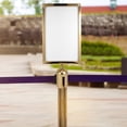 thumbnail image 2 of Commercial Stanchion Sign Frame Sign Holder for Crowd Control Stainless Stanchion Sign Holder (A4), 2 of 8