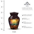 thumbnail image 2 of Dark Peacock Mini Urn For Human Adult Mother & Father - Urns For Ashes Adult Female Mother & Dad Male - Keepsake Urn For Human Ashes - Miniature Urns For Human Ashes (Size - 3Inch, 4Pcs), 2 of 5