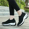 thumbnail image 6 of Jacenvly 2024 New Women's Shoes Sports Breathable Women Flying Woven Socks Shoes Walking Casual Running Sneakers Black Sandals for Women, 6 of 9