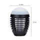 thumbnail image 2 of ZHAOCHENG Una lámpara negra para matar mosquitos Lámpara eléctrica portátil para acampar Mini lámpara para matar insectos de mesa de 1 W con gancho IP67 Luz de tienda no tóxica recargable por USB a pr, 2 of 5