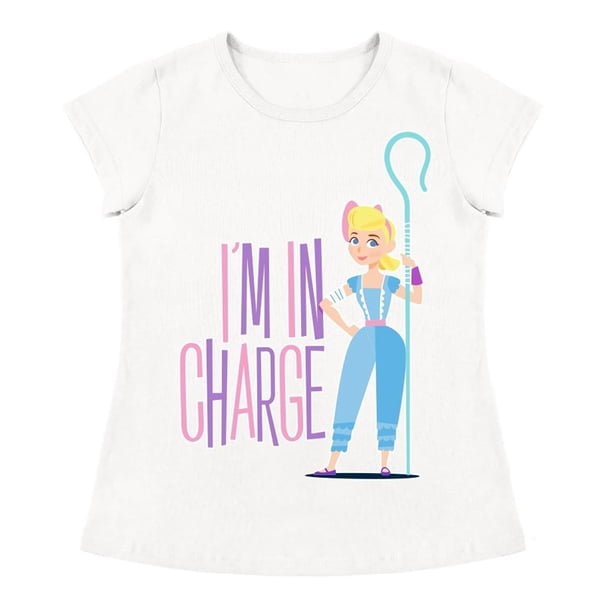 Playera Para Niña Disney Toy Story Cuello Redondo Manga Corta Talla 4 Blanco