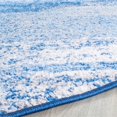 thumbnail image 3 of Safavieh Adirondack Tapis Rond 4 Pieds Tissé à la Machine en Argent et Bleu, 3 of 3