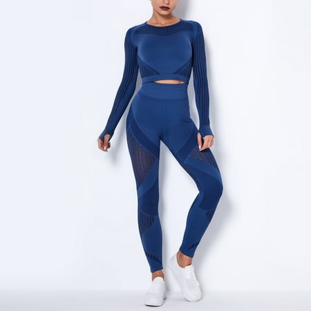 

Alueeu Women Seamless Striped Hollow Yoga Clothes Hip Quick-drying Fitness Suit Dresses for Grandmothers
