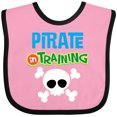 thumbnail image 3 of Inktastic Pirate in Training Boys Baby Bib, 3 of 4