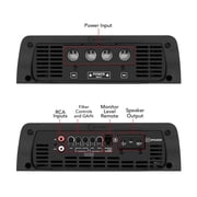 Taramps The Big Boss 5 Bass Black Monoblock RGB Effects 0.5~2 Ohms 5000 Watts Rms Multi-Impedance Digital Amplifier Car Audio System, LED Monitor Indicator, Class D, Crossover, 5k amp, Great for Subs