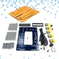 thumbnail image 2 of Kit de bricolaje para consola de juegos de un solo chip 51 con kit de práctica de soldadura con carcasa acrílica, 2 of 6