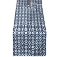 thumbnail image 1 of Tapete de mesa DII Ikat para exteriores, resistente al agua, 35 x 275 cm, azul, 1 of 9
