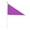Purple, variant on HCTSHG Pennant Flags, 20PCS Small Mini Hand Held Solid Color Flags on Sticks, for DIY Graffiti, Party Events, School Celebrations, Kids Birthday and Sports Clubs