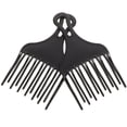thumbnail image 1 of unbranded 2Pcs Black Hair Comb Plastic Wide Tooth for Men Salon and Personal Use, 1 of 6