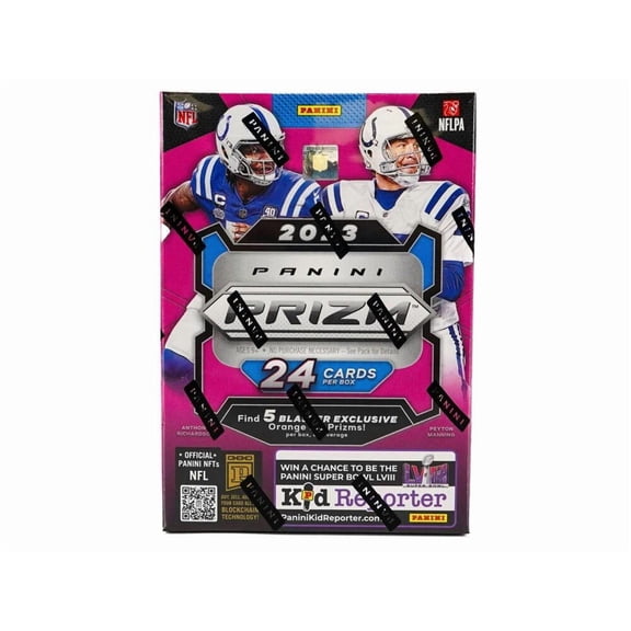 2023 Panini Prizm Football 6-Pack Hobby Blaster Box (Orange Ice Prizms!)