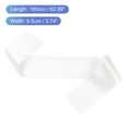 thumbnail image 2 of Uxcell Blank Satin Sash, 4Pcs Blank Sash Plain Satin Sashes DIY Sash Accessory, White, 2 of 6