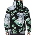 thumbnail image 5 of Bingfone Cartoon Koala Bear Men'S Drawstring Hoodie Long Sleeve Pocket Sweatshirts-Small, 5 of 9