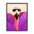 thumbnail image 4 of Stupell Flamingo in Sunglasses And Purple Leaves, Framed Giclee, 11 x 1.5 x 14, A - Multi-color 11 x 14, 4 of 5