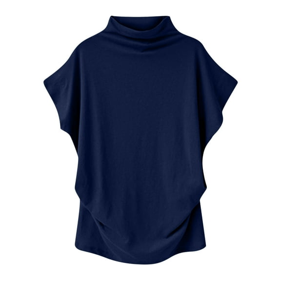 Lzobxe T Shirts for Women Solid Color Round Neck Short Sleeve T-Shirt,Sizes S-6XL
