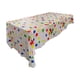 thumbnail image 2 of Mantel de plástico desechable 54x108 pulgadas - Funda blanca para la mesa de picnic, impermeable y fácil de limpiar para eventos, 2 of 6