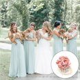 thumbnail image 4 of Bearachild Wrist Flower Portable Corsages Bracelets Artificial Marriage Hand Layout Props Flowers for Brides Girls Sisters Group Bridesmaid Type3 NO3, 4 of 6