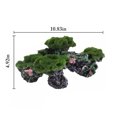 thumbnail image 2 of Aquarium Landscape Simulated Decorative Resin Aquatic Cave Fish Tank Decoration, 2 of 6