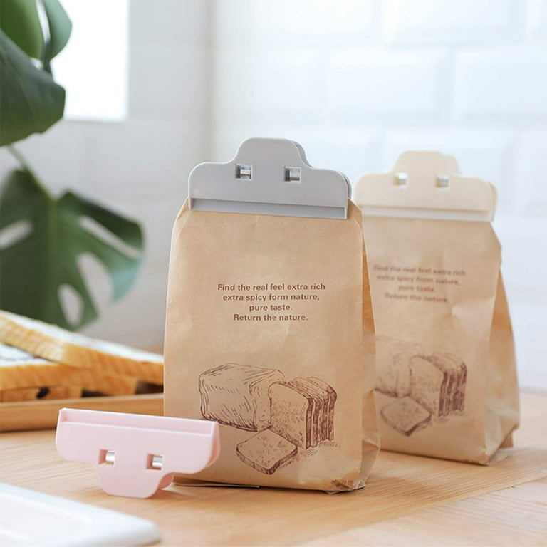Plastic Food Bag Clips Kitchen  Plastic Food Sealing Bag Clip