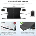 thumbnail image 5 of Hands DIY Windshield Cover Double-Sided Shade for Snow & Sun Waterproof Windshield Snow Cover with Side Mirror Covers Anti-Theft Windshield Sun Shade, 5 of 10