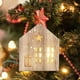 thumbnail image 4 of Christmas Wooden House Decor Christmas Led Light Wooden House Decor Christmas Party Supplies Indoor Home Decor Decorative House, 4 of 5