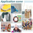 thumbnail image 6 of Wood Pom Pom Maker Kit Floral White 10.35~18.5x5.7~10.35x0.6cm 3pcs/set, 6 of 6