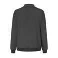 thumbnail image 3 of GXIPO Womens Long Sleeve Zip Up Sweatshirts Jackets Casual Loose Outwear with Pockets Gray M, 3 of 4