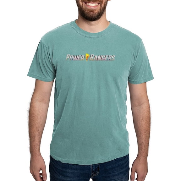 CafePress - Power Rangers Linear Men's Comfort Colors® T Shirt - Mens Comfort Colors Shirt