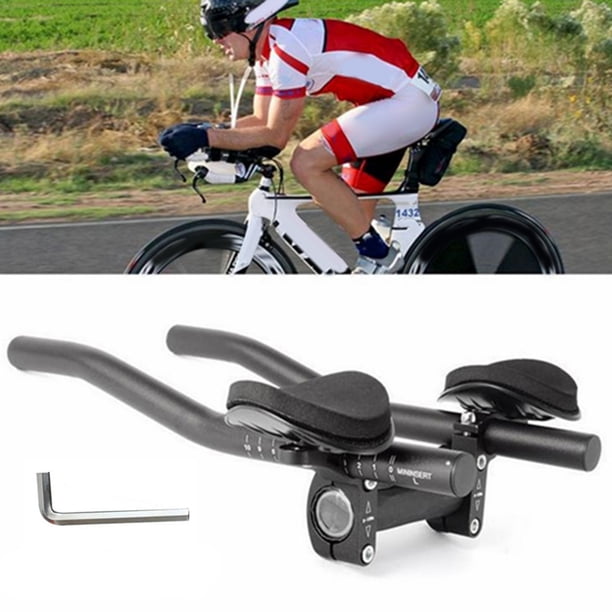 Manillar TT con herramienta de llave Allen Manillar aerodinámico de triatlón Reposapiés de ciclismo para bicicleta de montaña Bicicleta de carretera