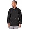 thumbnail image 3 of Chef Works Unisex Bastille Chef Coat, Black, X-Small, 3 of 4
