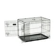 thumbnail image 7 of Carlson Secure Compact Double Door Metal Dog Crate, Medium Breeds Up to 45 Pounds, 30"L x 19"W x 22"H, Includes Divider Panel, Black, 7 of 7