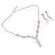 thumbnail image 1 of Conjunto De Joyería De Boda Para Novia, Elegante Y Brillante, Ligero, Collar Con Diamantes De Imitación, Pendientes Colgantes Para Mujeres Y Niñas, 1 of 7