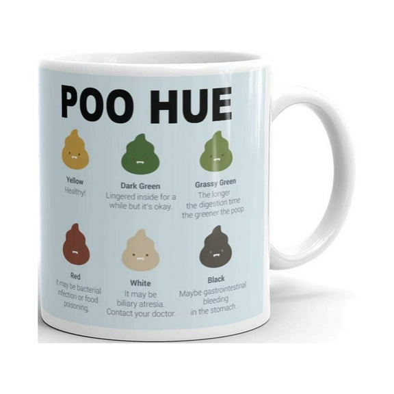 Nurse Practitioner Poo Hue Funny Coffee Tea Ceramic Mug Office Work Cup Gift 11 oz