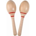 thumbnail image 3 of ABPETE Professional Wooden Rumba Shakers Hand,Percussion Rattles Latin Musical Instrument with Clear Salsa Rhythm for Adults Kids Party Game Playing, Set of 2, 3 of 8