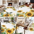 thumbnail image 5 of 6'x9' Area Rugs, Sunflower Indoor Outdoor Area Rug for Living Room Bedroom, Yellow Summer Flower Hummingbird Retro Washable Bathroom Rugs Kitchen Floor Carpet Mats Home Decor Aesthetic, 5 of 8