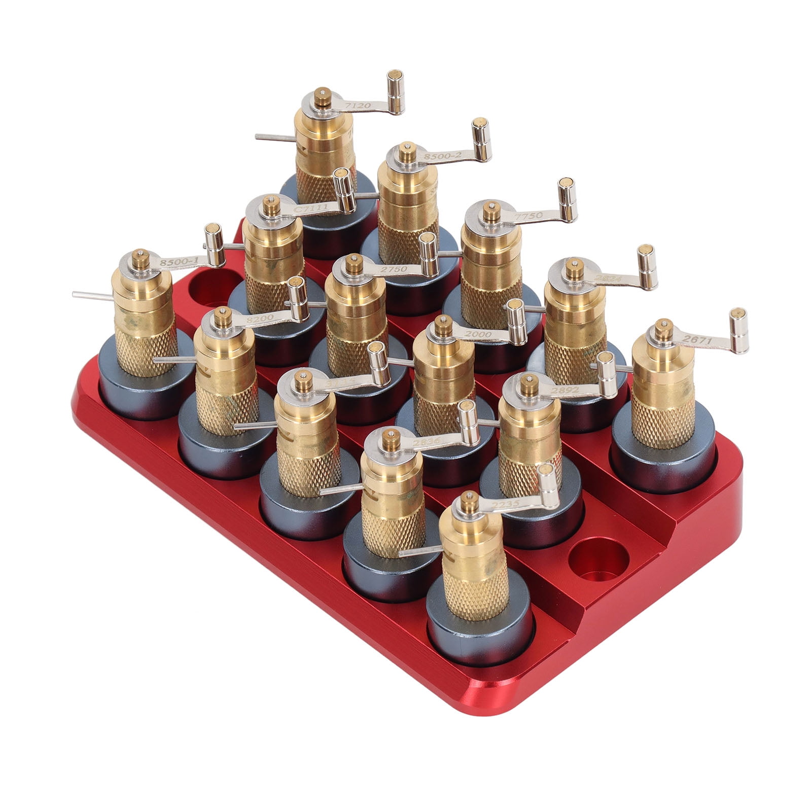 Watch Mainspring Winder, 14Pcs Aluminum Alloy Watch Main Spring Winder  Maintenance Tool, Wristwatch Watch Mainspring Winder Repair Tools With Base  For