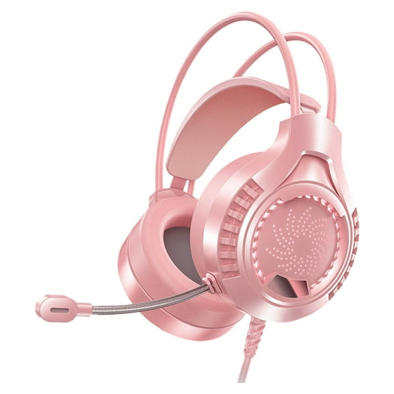 Eolstice Headset For Computer Gaming Sessions, Wired Illuminated Audio Earphones, USB Powered Sound Device With 3.5mm Jack For PC Play