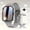 Silvery, variant on Unisex 1.83" Smart Watch: Full Touch Screen, Wireless Calling, Message Alerts, Music Control & Remote Camera, USB Rechargeable with Steel/Silicone Straps