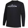 thumbnail image 2 of Men's Fanatics Black Green Bay Packers Big & Tall Coverage Scheme Long Sleeve T-Shirt, 2 of 3