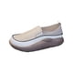 thumbnail image 1 of Zapatos casuales jinwen para mujer Suelas de goma estilo Resbalón cómodo grueso, 1 of 8